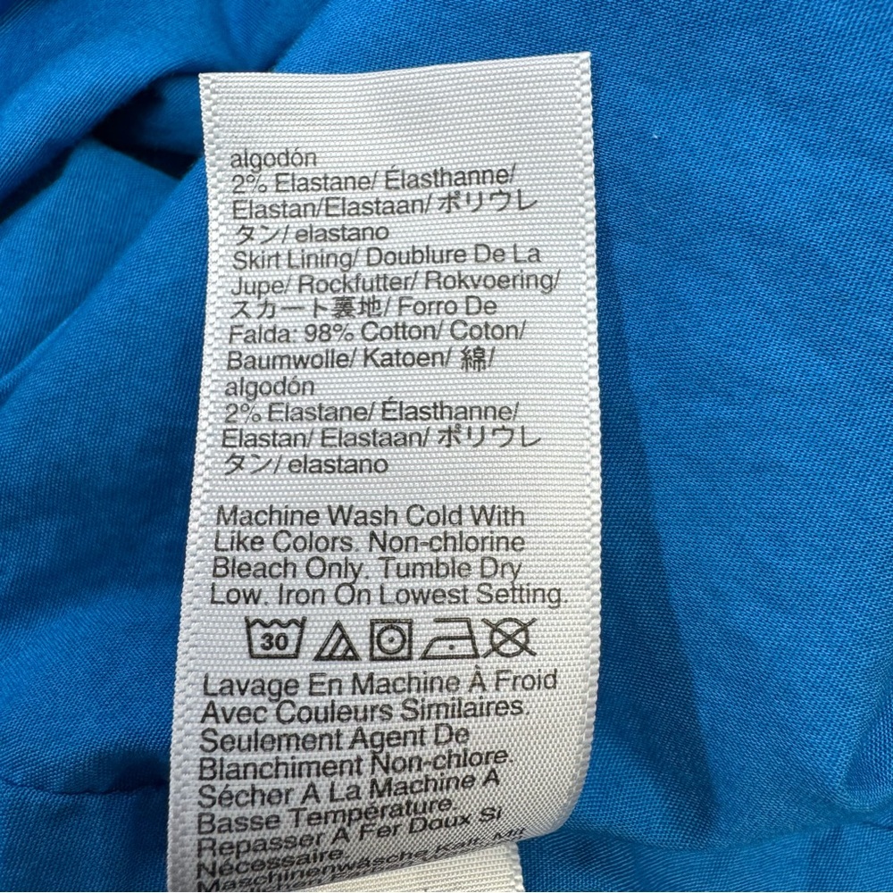 J. Crew Drop Waist Mixy Maxi Dress Women Large Tall Cotton Poplin Preppy Party - Picture 11 of 13